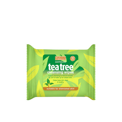 【Gift】Beauty Formulas Tea Tree Cleansing Wipes 30s