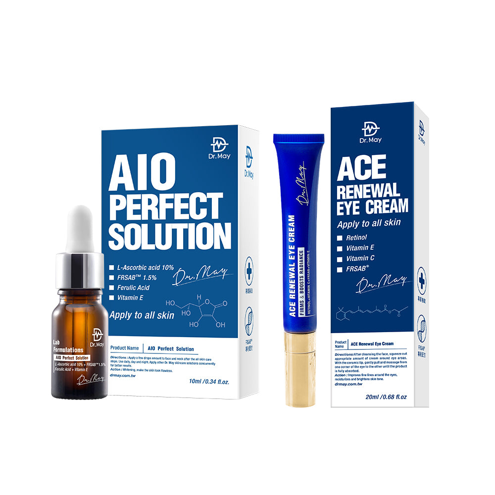 Dr May Ace Renewal Eye Cream 20ml + AIO Perfect Solution 10ml