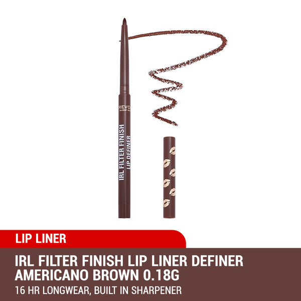 Revolution IRL Filter Finish Lip Liner Definer 0.18g (7 Shades To Choose)