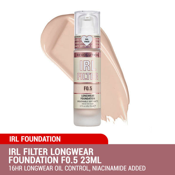 Revolution IRL Filter Longwear Foundation 23ml (28 shades to choose)