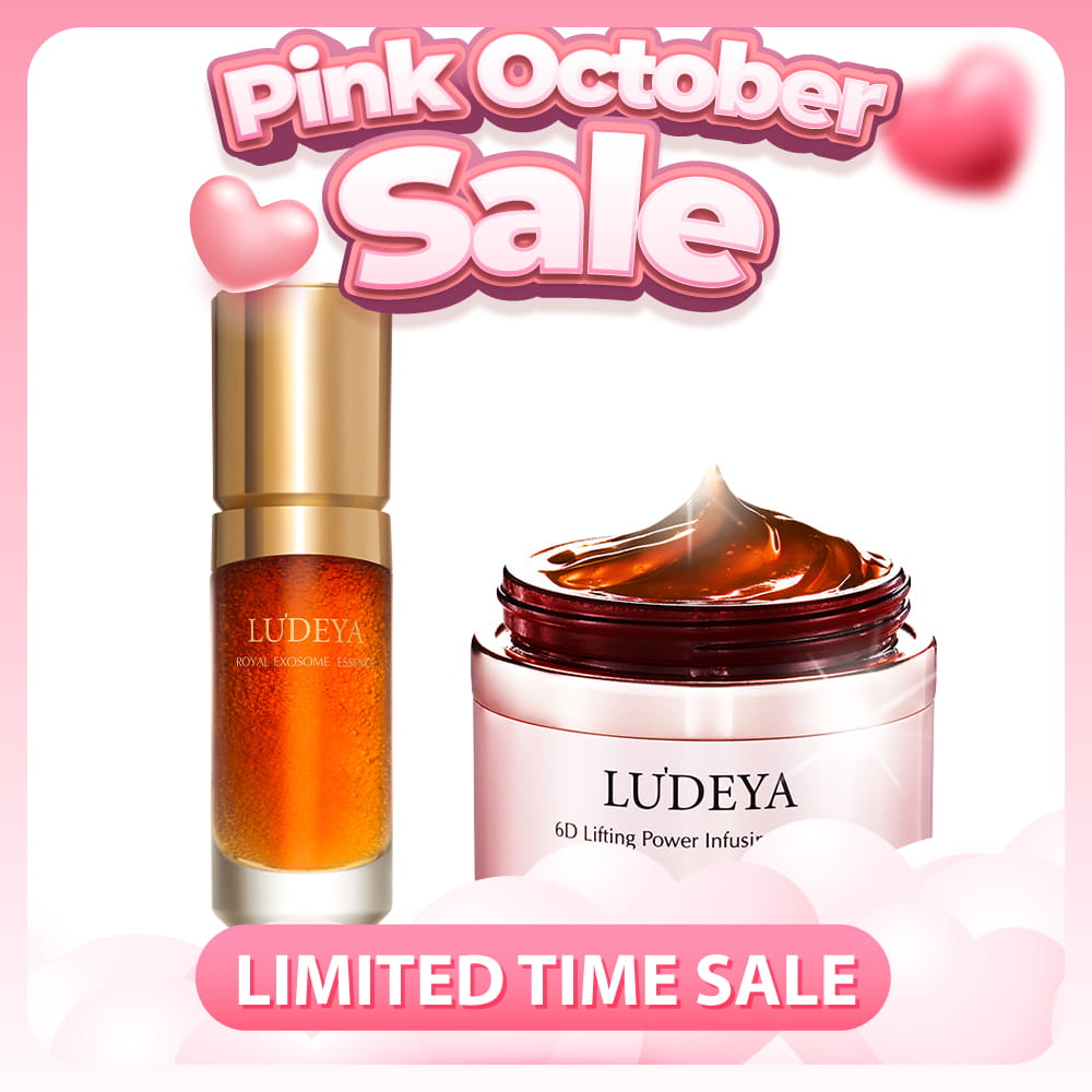 Ludeya Royal Exosome Essence 35ml + Free 6D Lifting Power Infusing Cream 50g