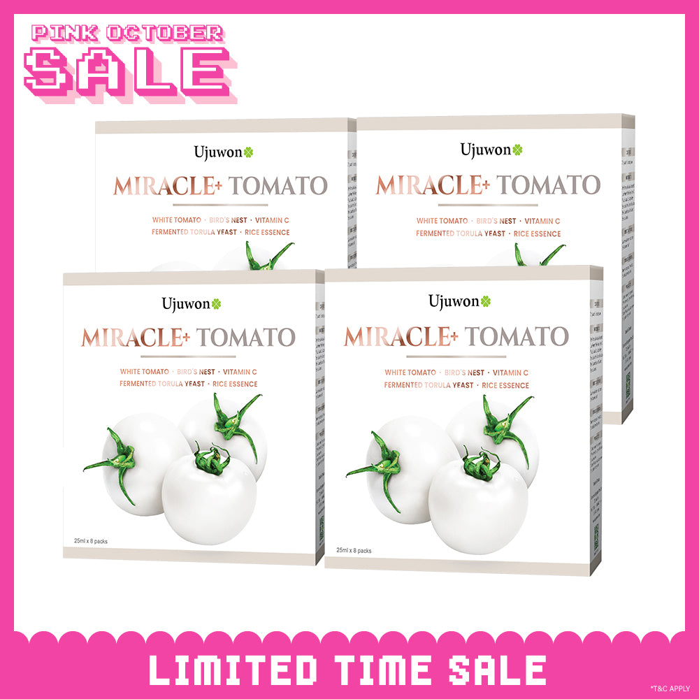 【Bundle Of 4】Ujuwon Miracle+ Tomato Skin Booster 8s x 4 Boxes