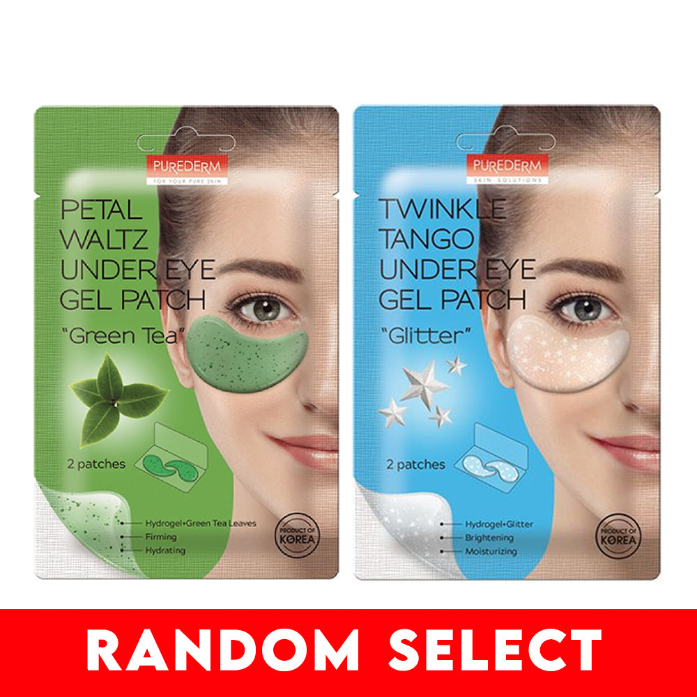 【Gift】Purederm Petal Waltz Under Eye Gel Patch 1pair x 2 ( Random Select)