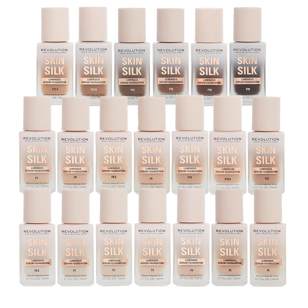 Revolution Skin Silk Luminous Serum Foundation 23ml (20 Shades To Choose)