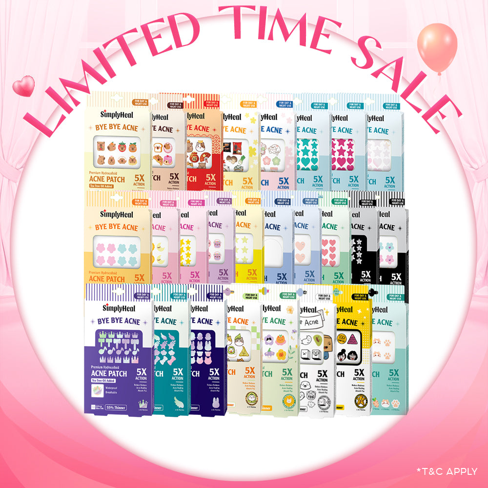 SimplyHeal Day & Night Premium Hydrocolloid Acne Patch (style to choose)