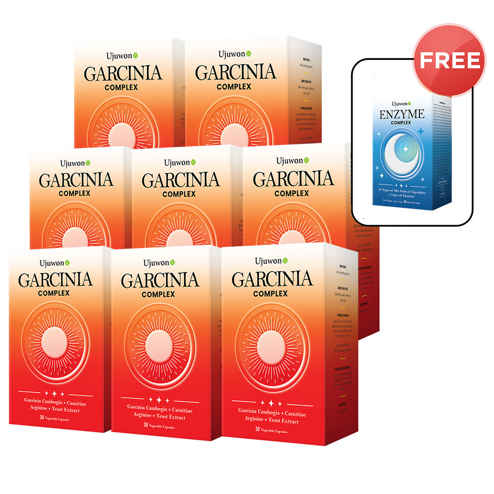 【Bundle of 8】Ujuwon Garcinia Complex 30s x 8 Boxes + FREE Enzyme Complex 30s