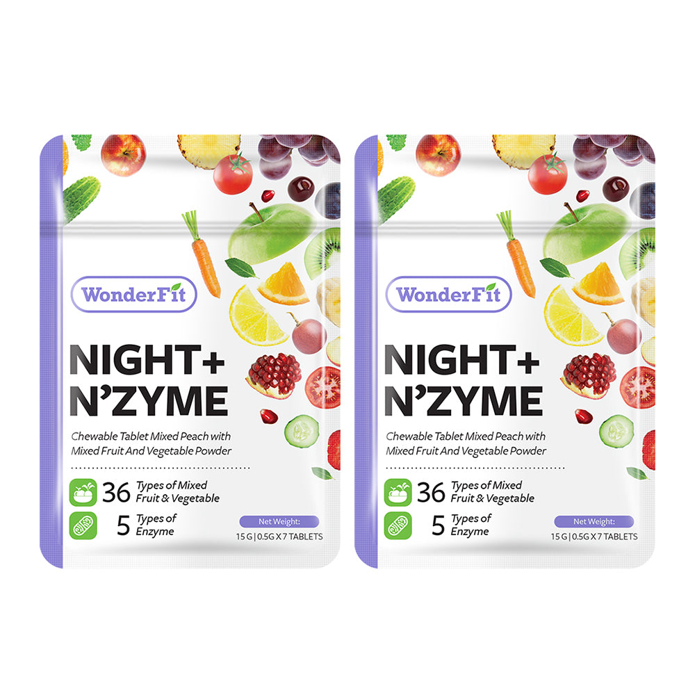 【Bundle Of 2】Wonderfit Night + N'zyme 7 Days Trial Pack 7 Tablets x 2 Packs