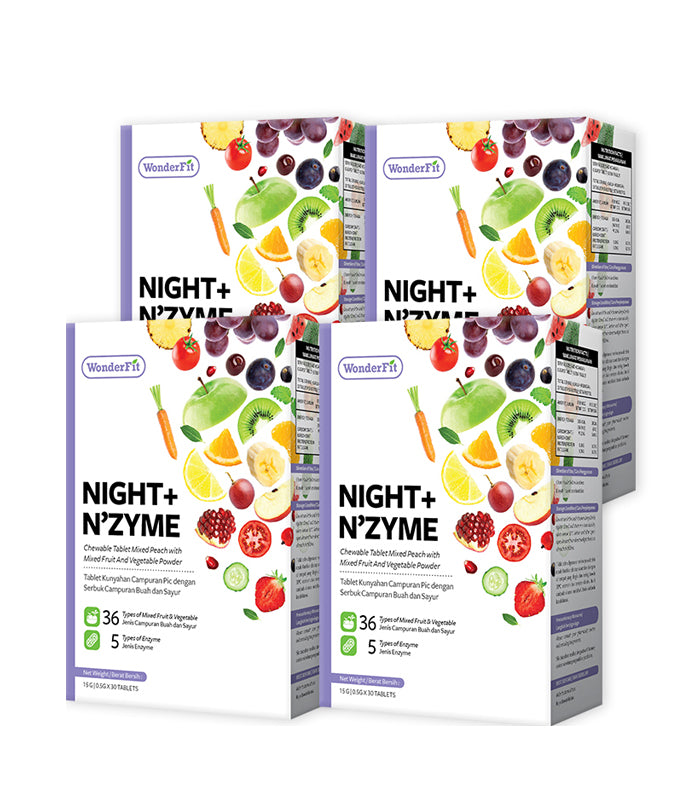 【Bundle Of 4】Wonderfit Night + Nzyme 30s x 4 Boxes