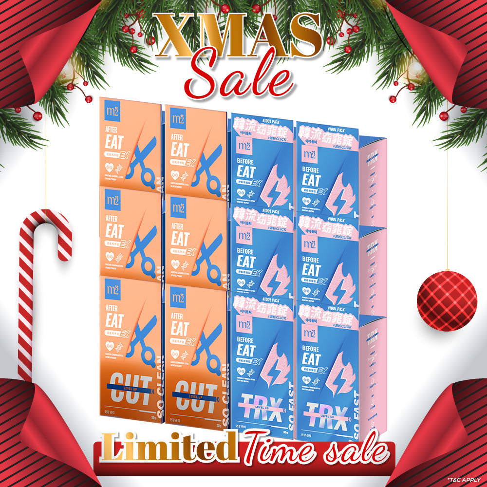 【Bundle of 12】M2 TRX Super Burn Calories Ex 30s x 6 Boxes + M2 Extreme Firm ABS Ex 30s x 6 Boxes