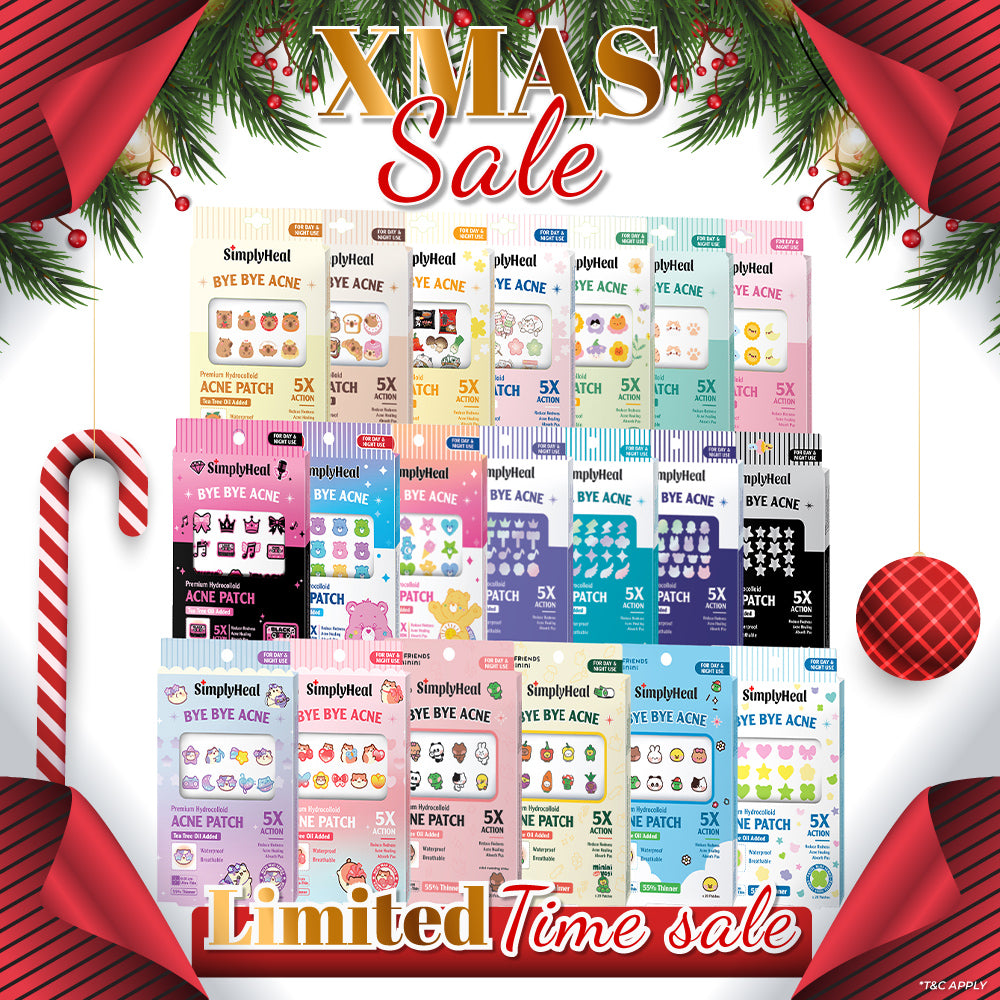 SimplyHeal Day & Night Premium Hydrocolloid Acne Patch (style to choose)