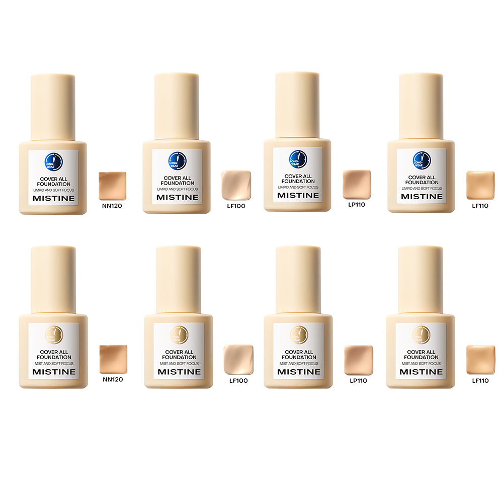 Mistine Cover All Foundation 30g (Limpid And Soft Focus / Mist And Soft Focus)