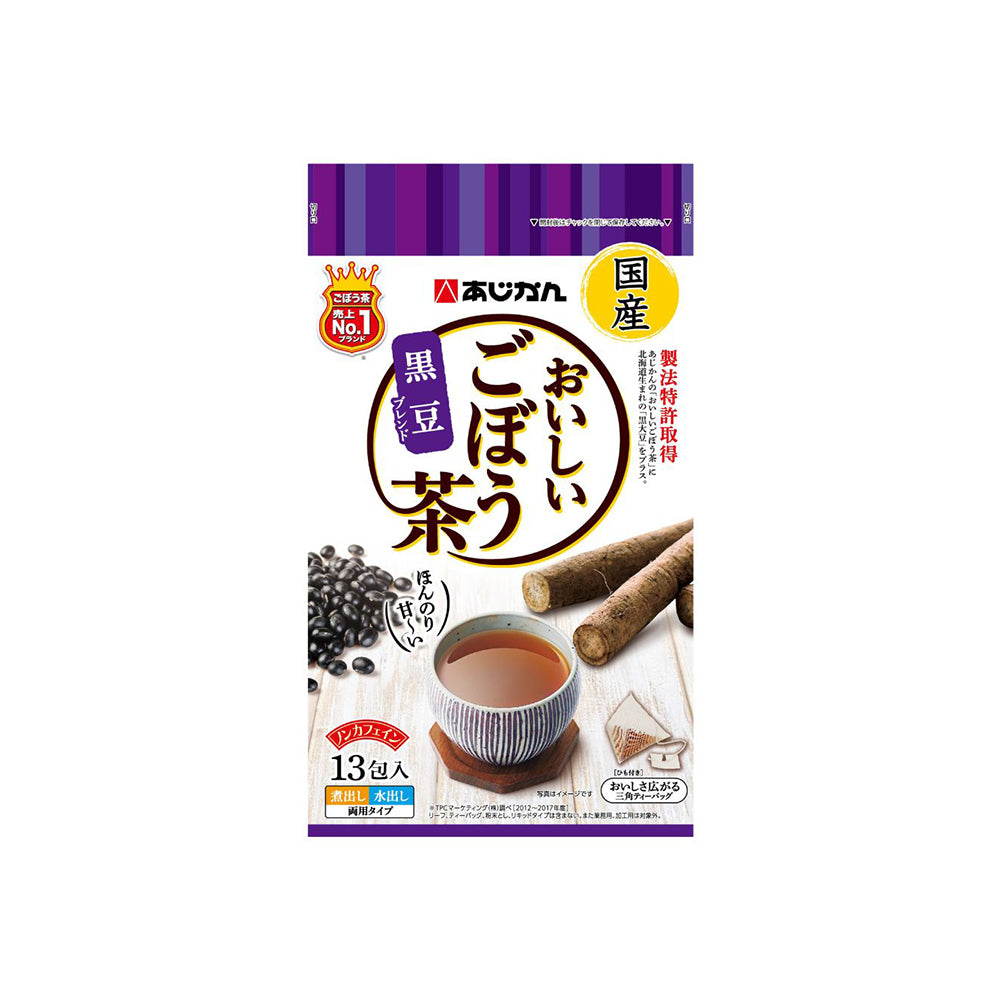 Ahjikan Delicious Burdock Tea Black Bean Blend 13 packets