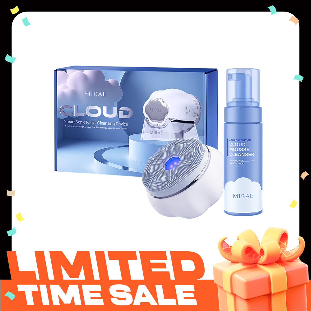 Mirae Cloud Smart Sonic Facial Cleansing Device + Cleansing Mousse 150ml