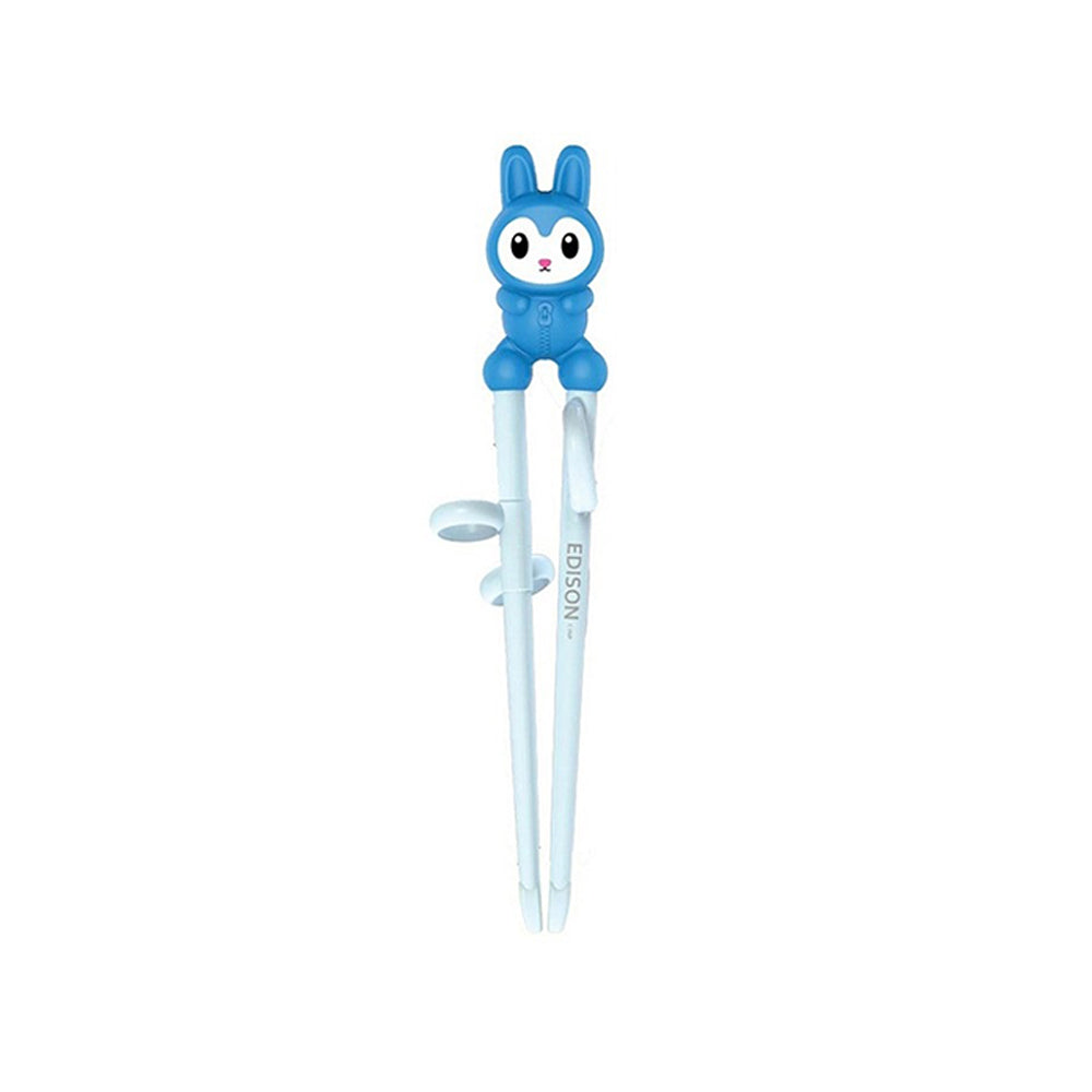 Edison Chopsticks Rabbit - Blue (Right-Handed)