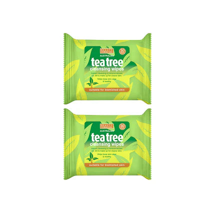 🎁 【Gift】Beauty Formulas Tea Tree Cleansing Wipes 30s x 2 (100% off)
