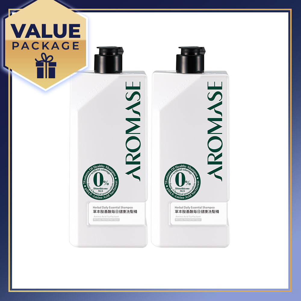 AROMASE Herbal Daily Essential Shampoo 520ml x 2