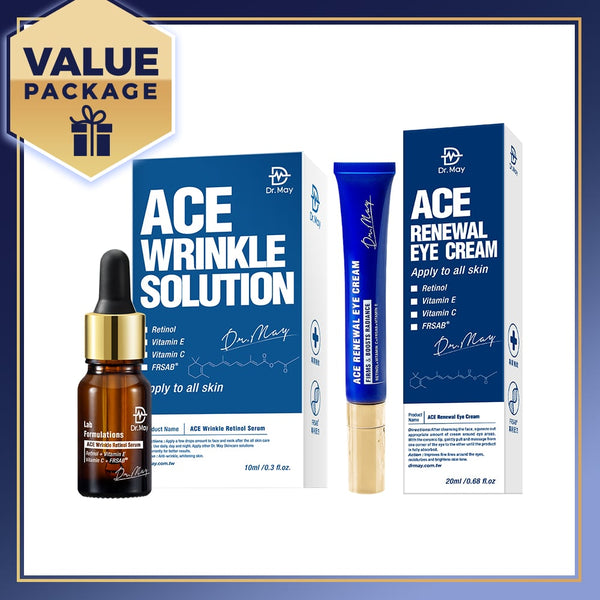 Dr May ACE Renewal Eye Cream 20ml + ACE Wrinkle Solution 10ml