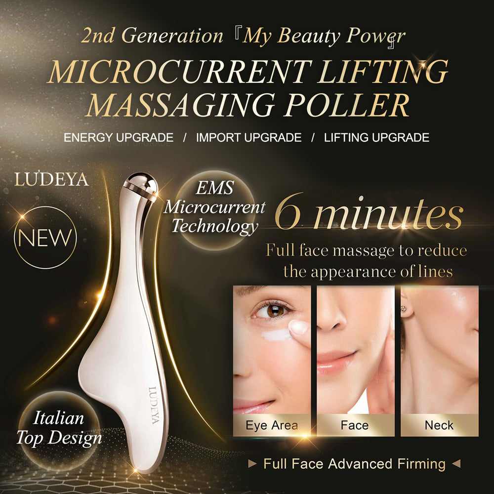 Ludeya 2nd Generation Microcurrent Lifting Massaging Poller