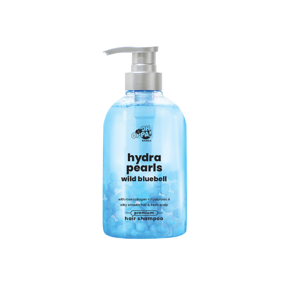 Oh Oppa Hydra Pearls Hair Shampoo Wild Bluebell 500ml
