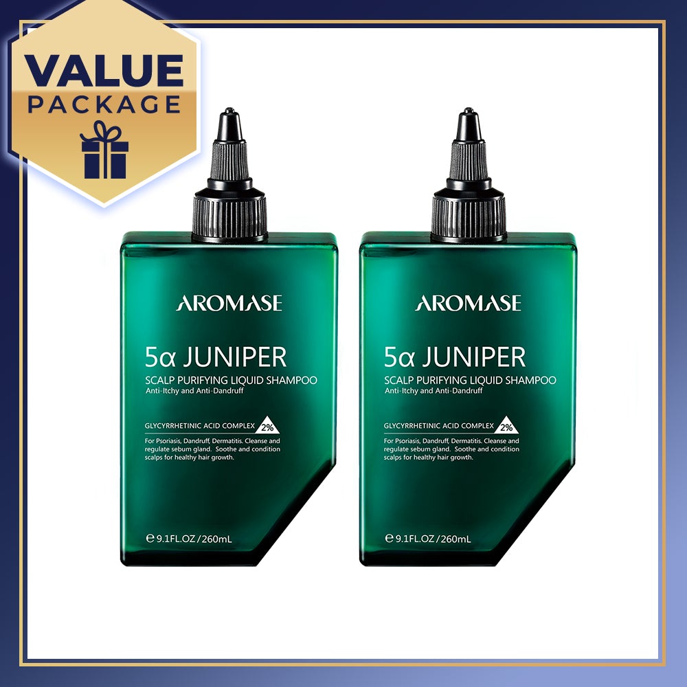 【Bundle of 2】Aromase 5α Juniper Scalp Purifying Liquid Shampoo 260ml